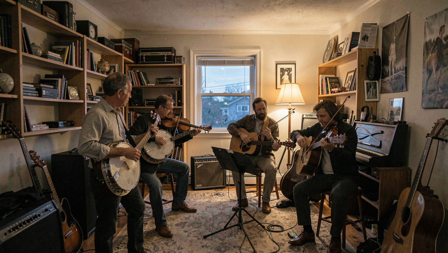 The circle : Bluegrass jam etiquette: how a jam actually works
