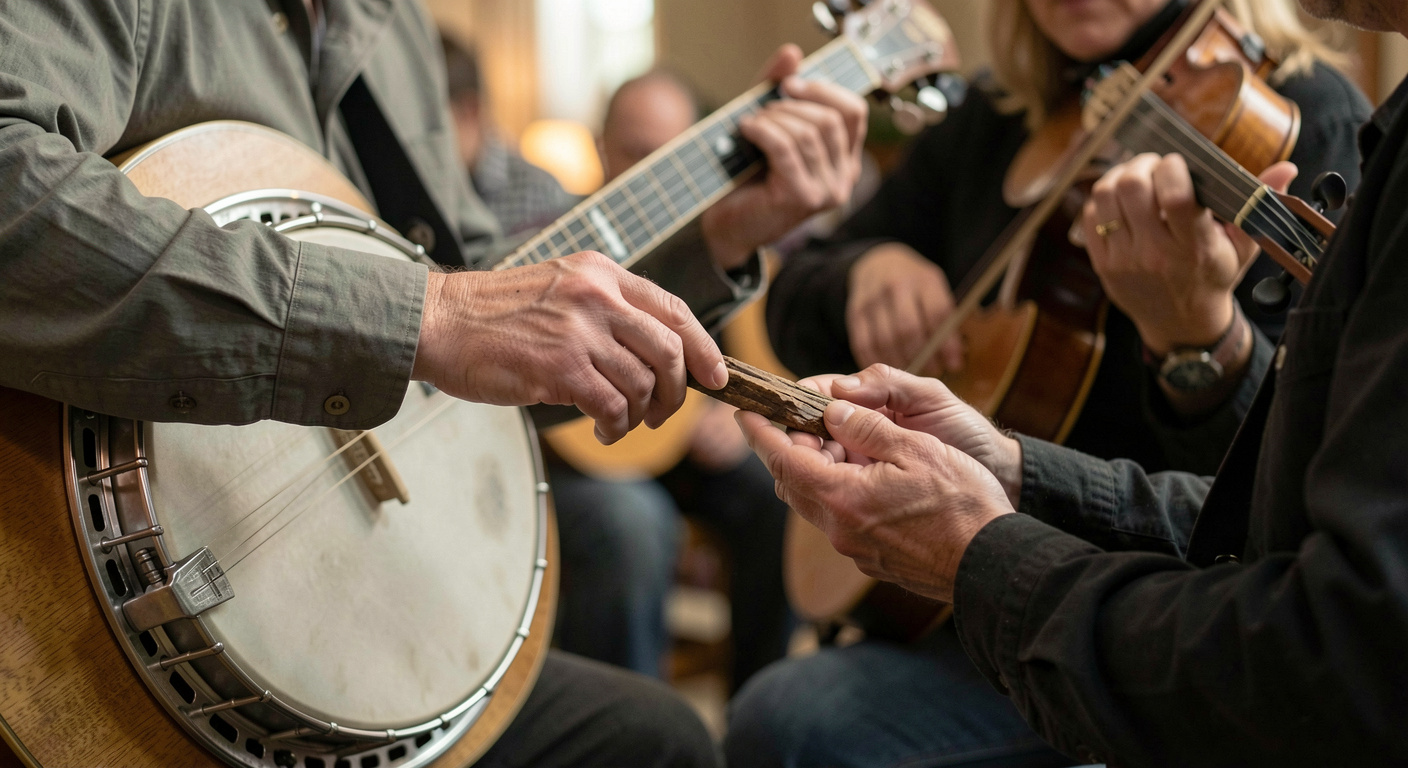 The guitar's actual job : Flatpicking guitar for beginners: rhythm first, then the tune